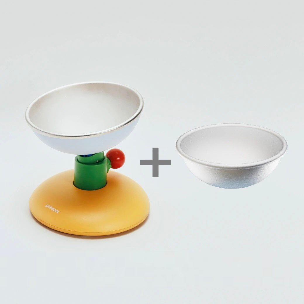 Pokepet Bloom Adjustable Stainless Steel Bowl (3 Colours) - CreatureLand