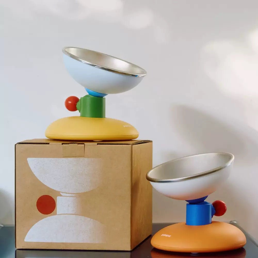 Pokepet Bloom Adjustable Stainless Steel Feeder (3 Colours) - CreatureLand