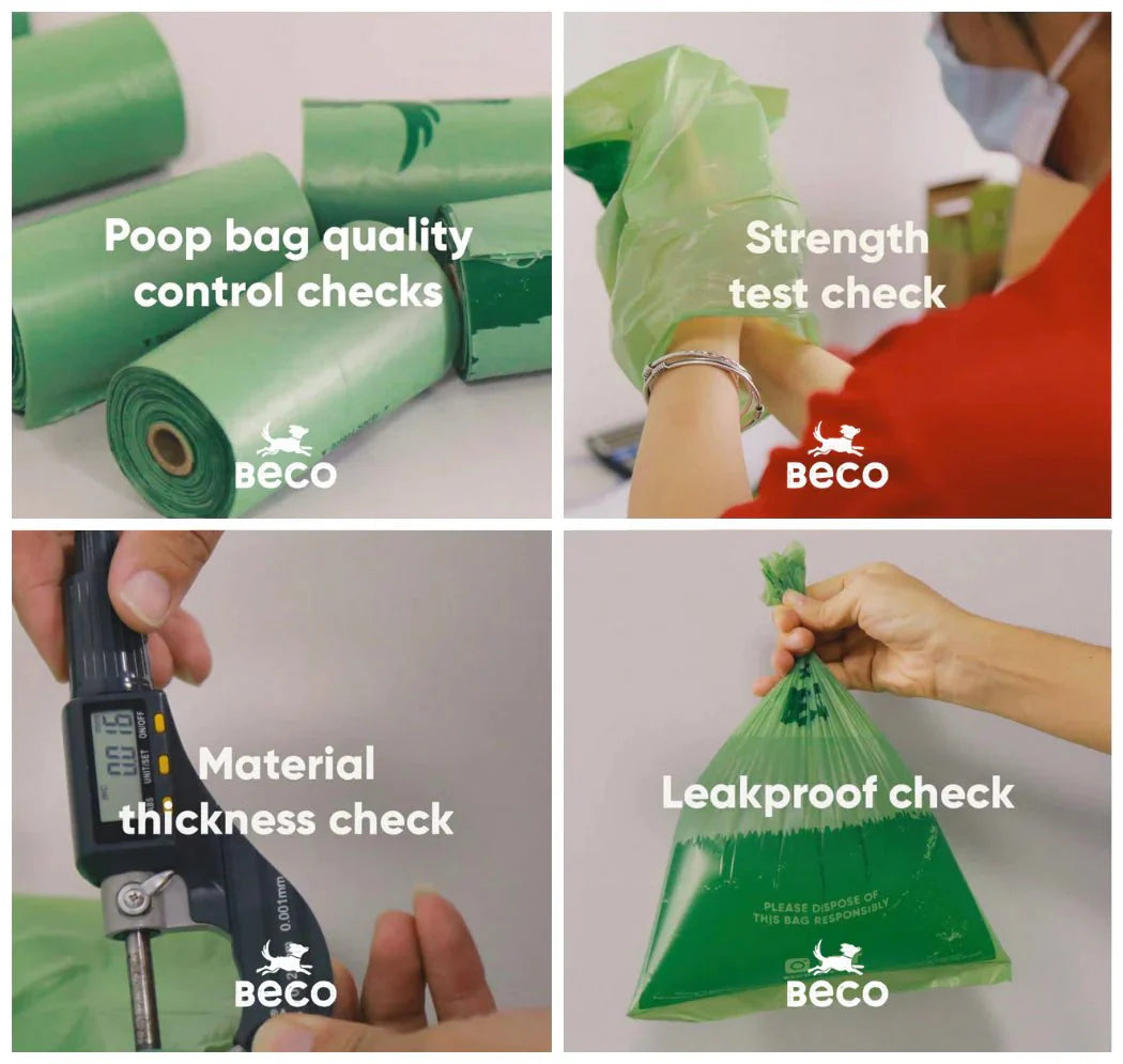 Beco Poop Bags – Leak-Proof, 100% Recycled Plastic (Unscented)