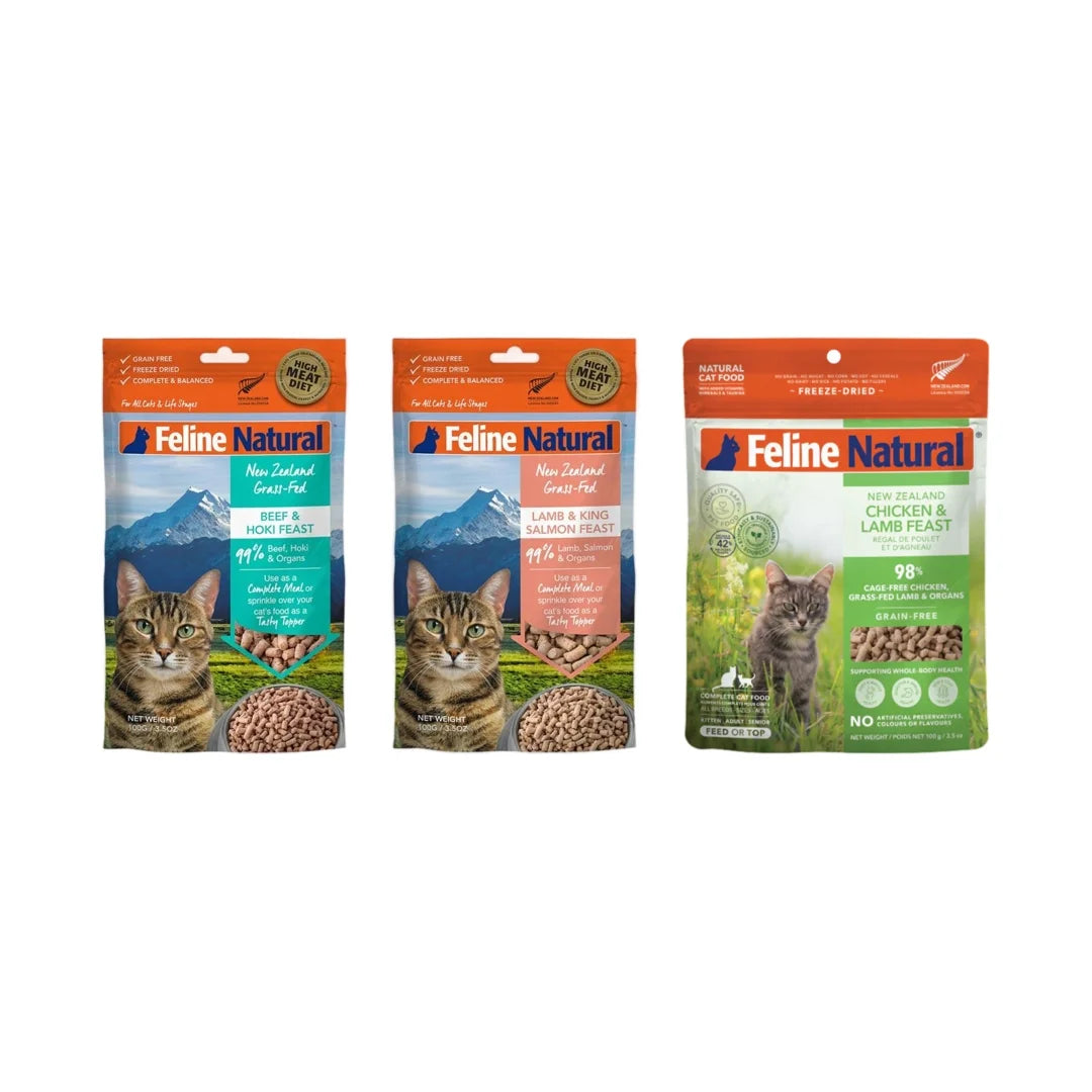 Feline Natural Freeze-Dried Trial Pack Bundle