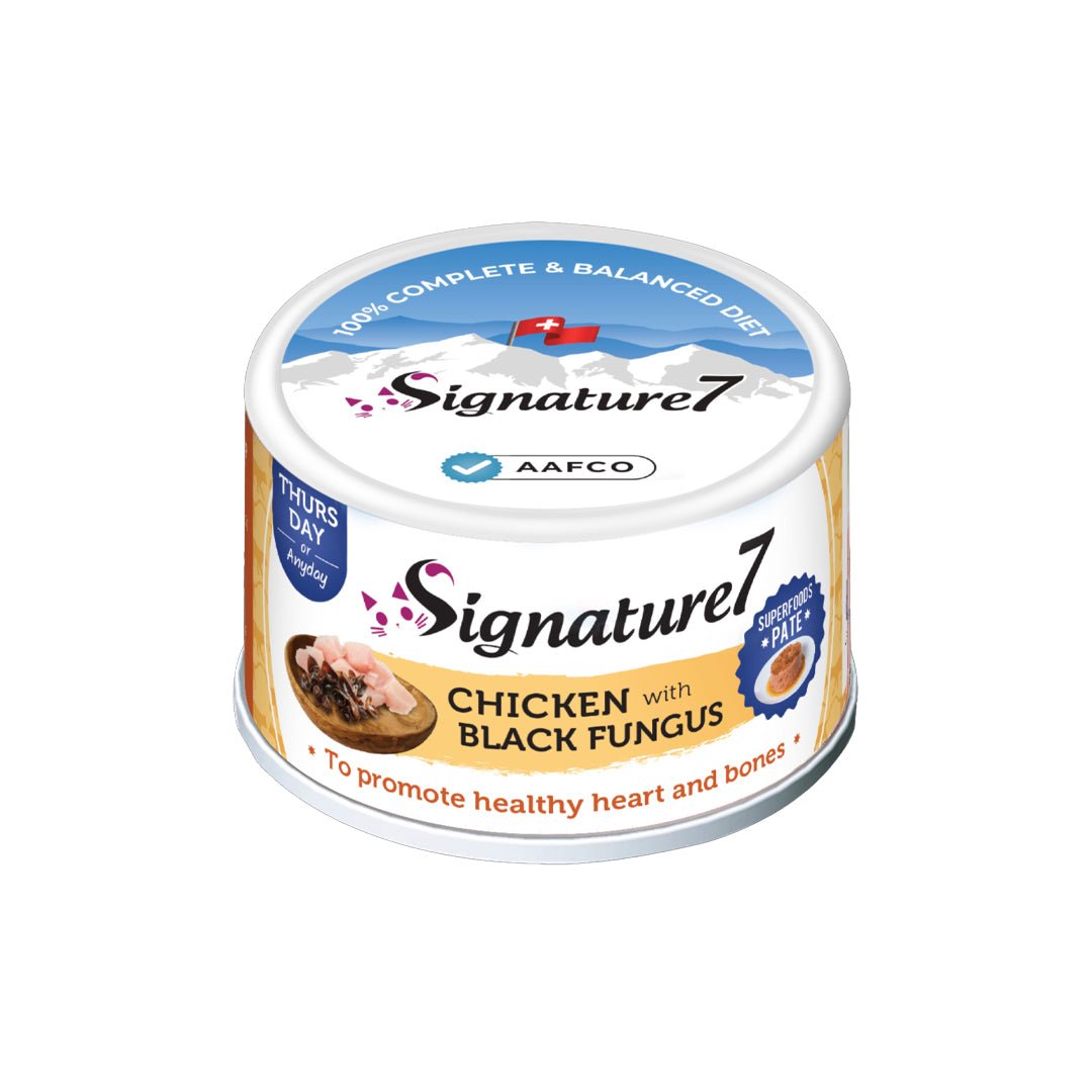 Signature7 Chicken with Black Fungus For Healthy Heart and Bones Cat Wet Food CreatureLand