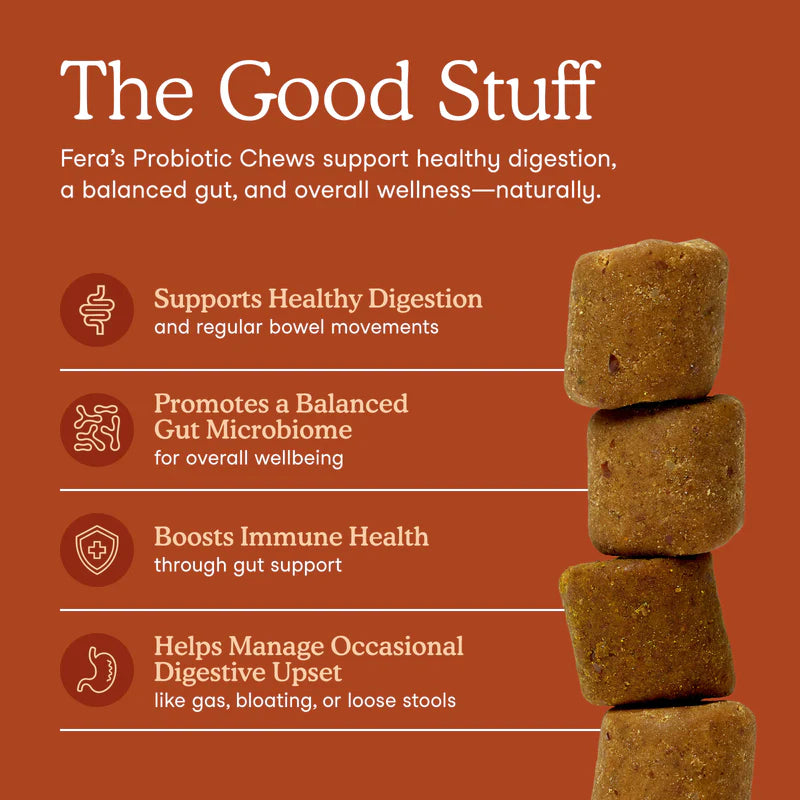 Probiotics Soft Chews For Dogs (90 Chews)