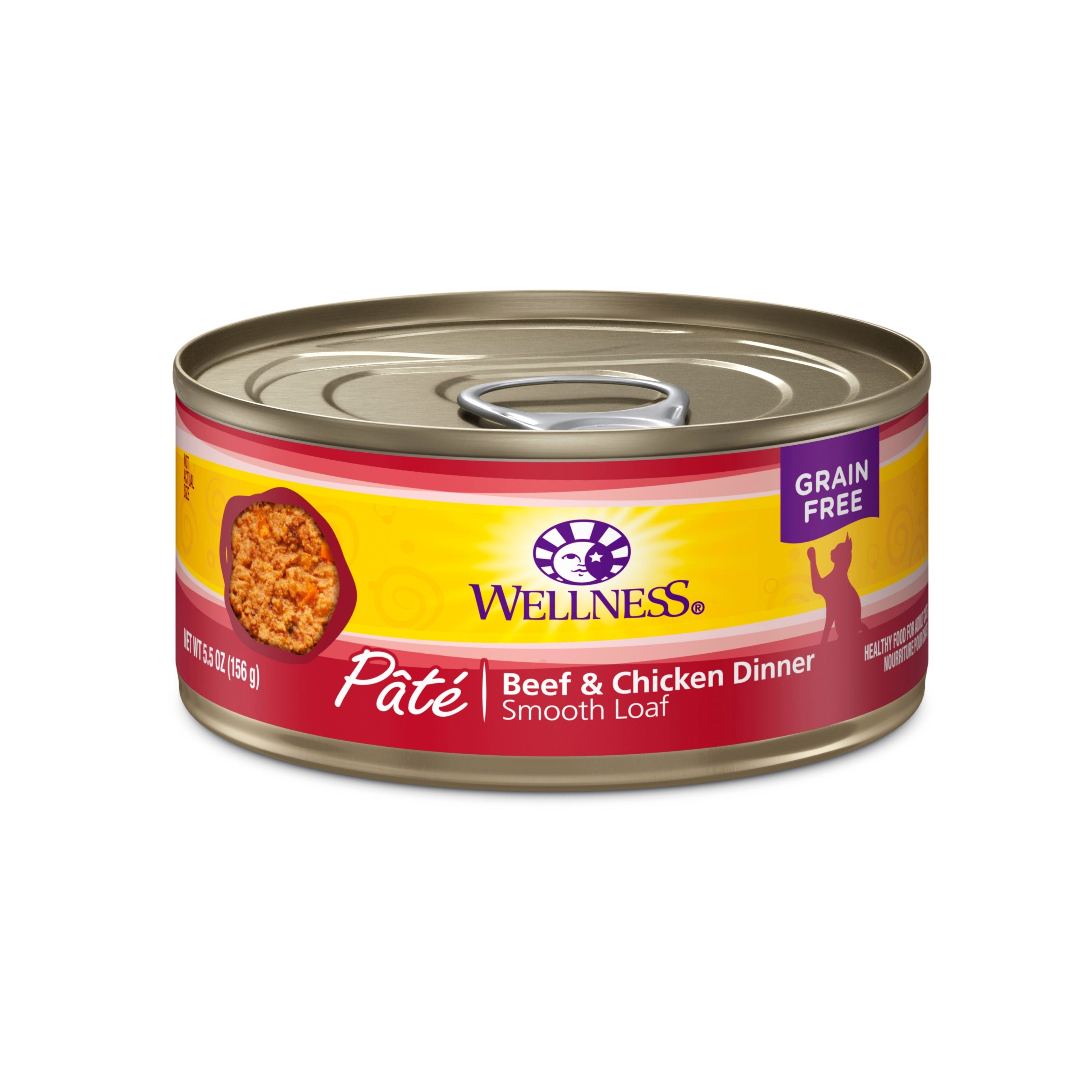 Wellness Complete Health™ Pâté Wet Cat Food | Beef & Chicken (5.5 oz) - CreatureLand