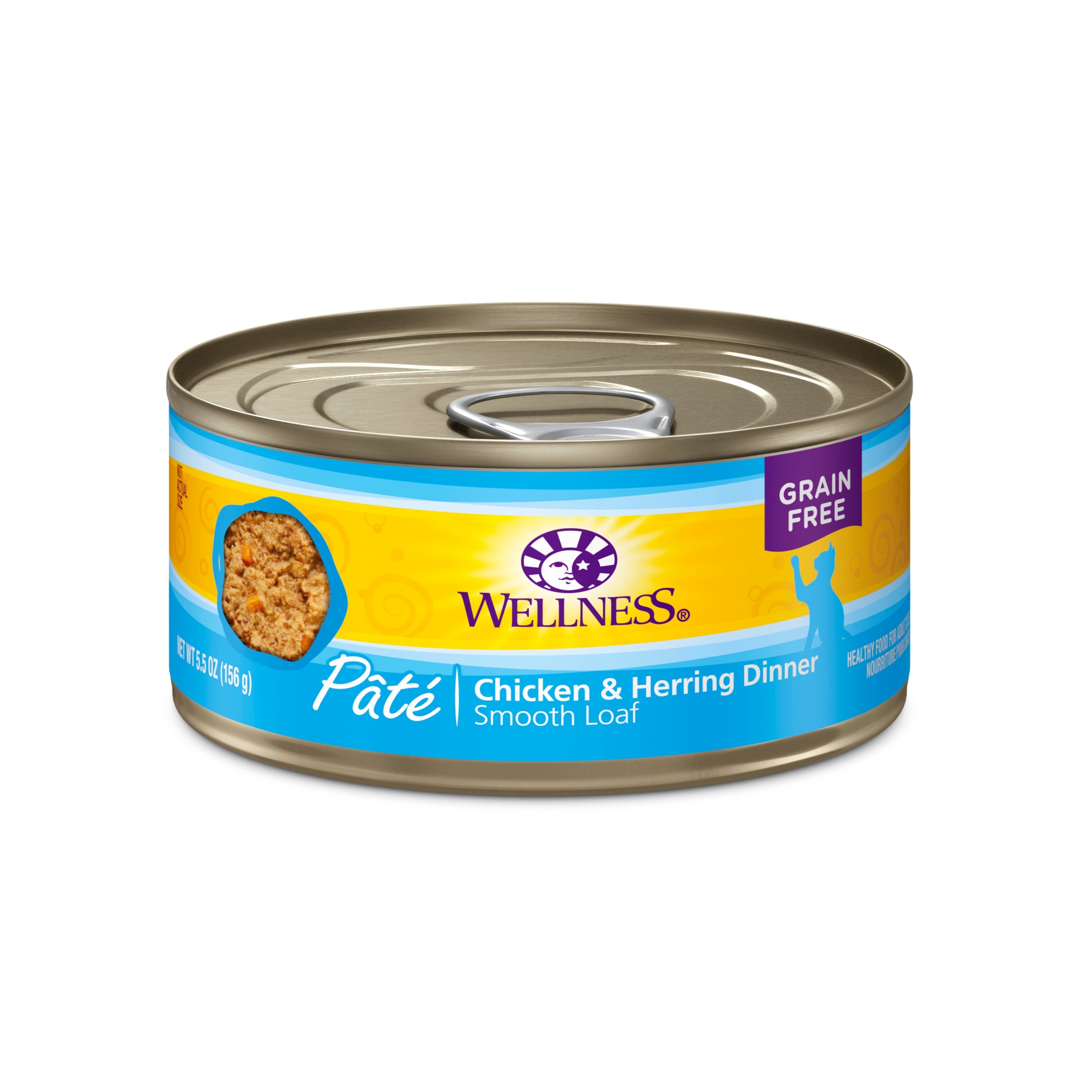 Wellness Complete Health™ Pâté Wet Cat Food | Chicken & Herring (5.5 oz) - CreatureLand