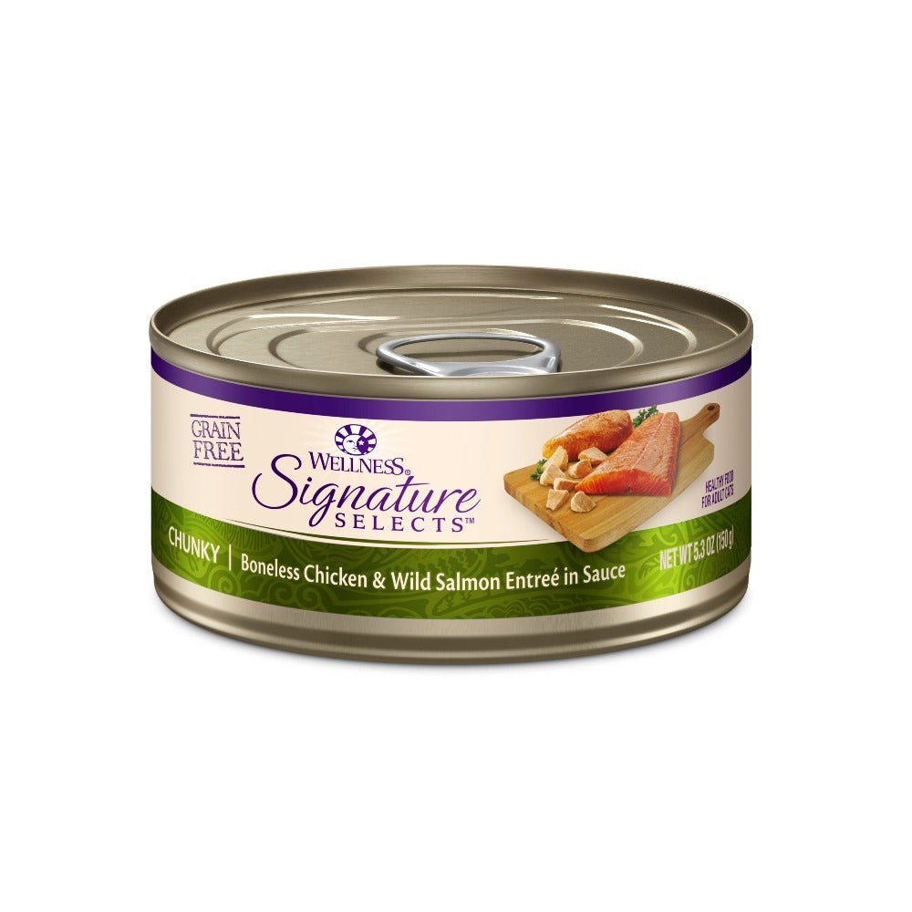 Wellness CORE® Signature Selects® Wet Cat Food | Chunky Chicken & Salmon - CreatureLand