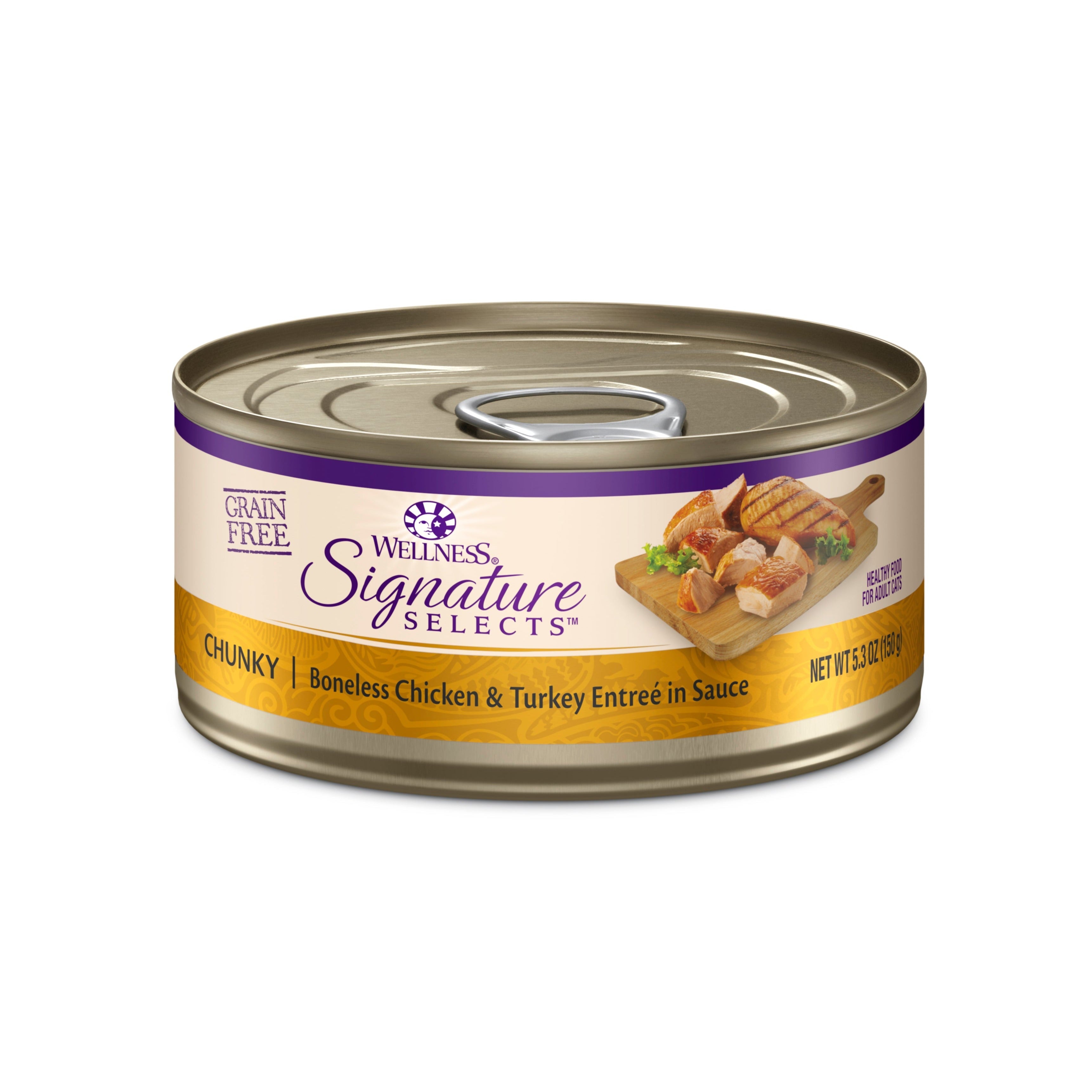 Wellness CORE® Signature Selects® Wet Cat Food | Chunky Chicken & Turkey - CreatureLand