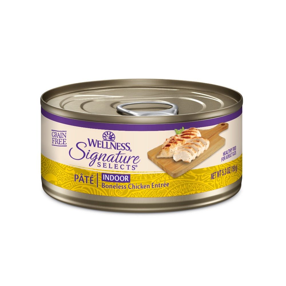 Wellness CORE® Signature Selects® Wet Cat Food | Paté Indoor Boneless Chicken Entrée - CreatureLand