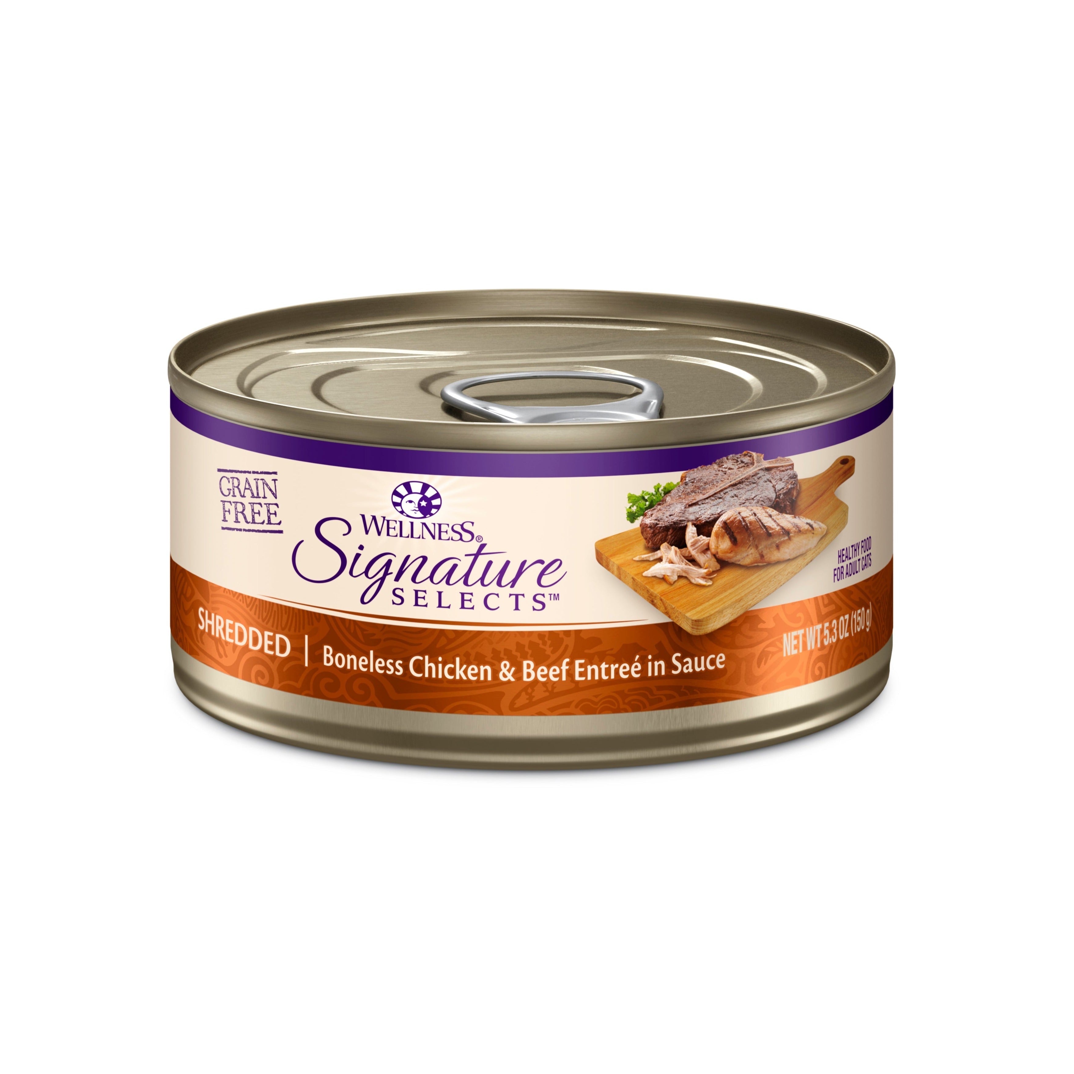 Wellness CORE® Signature Selects® Wet Cat Food | Shredded Chicken & Beef - CreatureLand