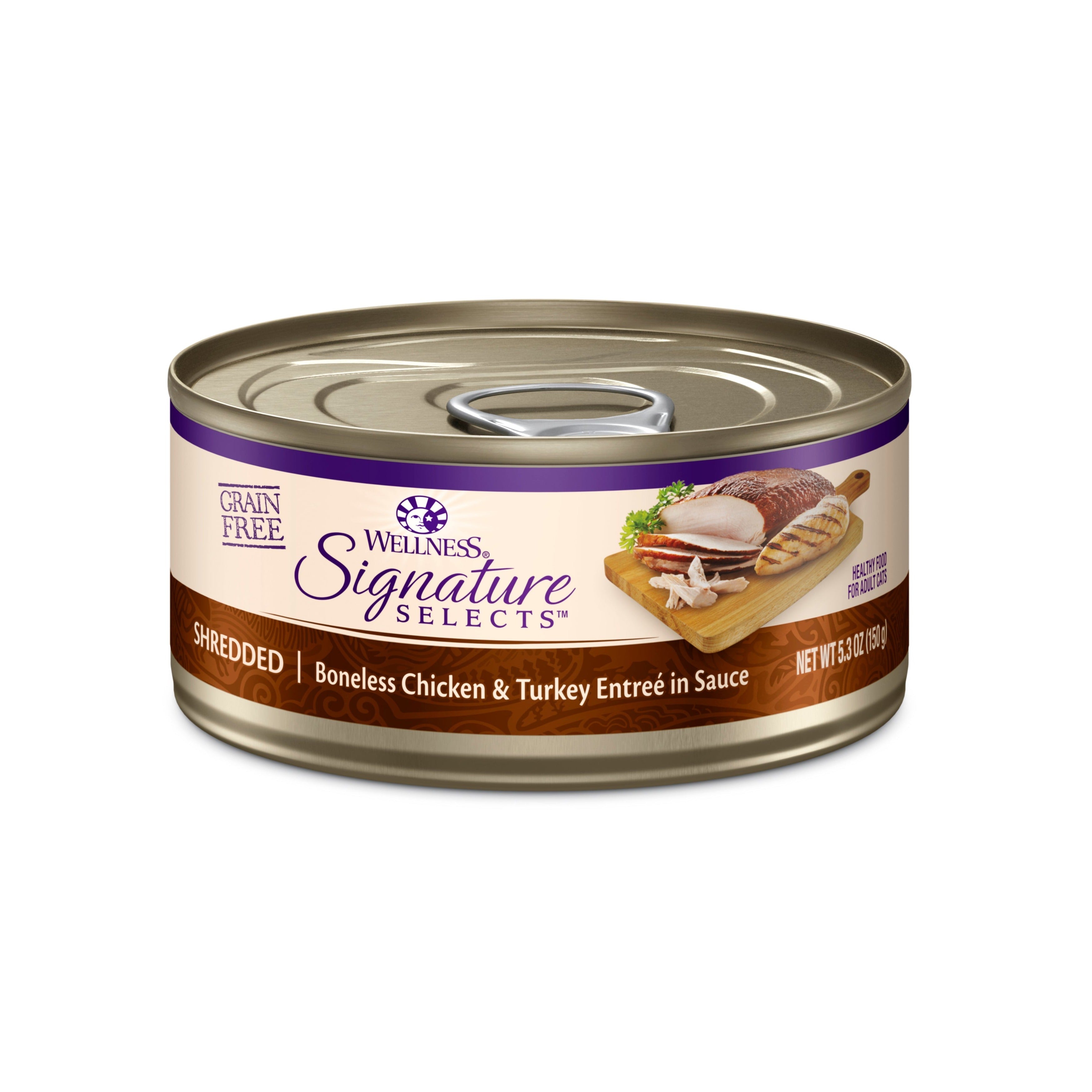 Wellness CORE® Signature Selects® Wet Cat Food | Shredded Chicken & Turkey - CreatureLand