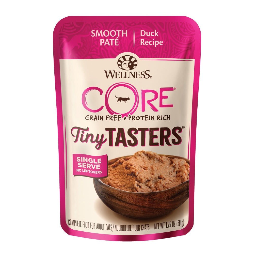 Wellness CORE® Tiny Tasters™ Pate Wet Cat Food | Duck (1.75 oz) - CreatureLand