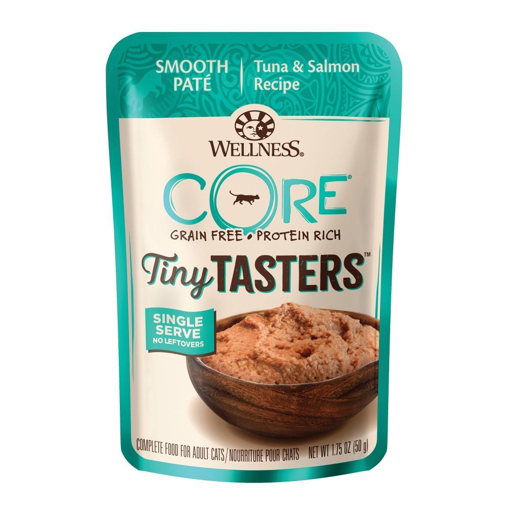 Wellness CORE® Tiny Tasters™ Pate Wet Cat Food | Tuna & Salmon (1.75 oz) - CreatureLand