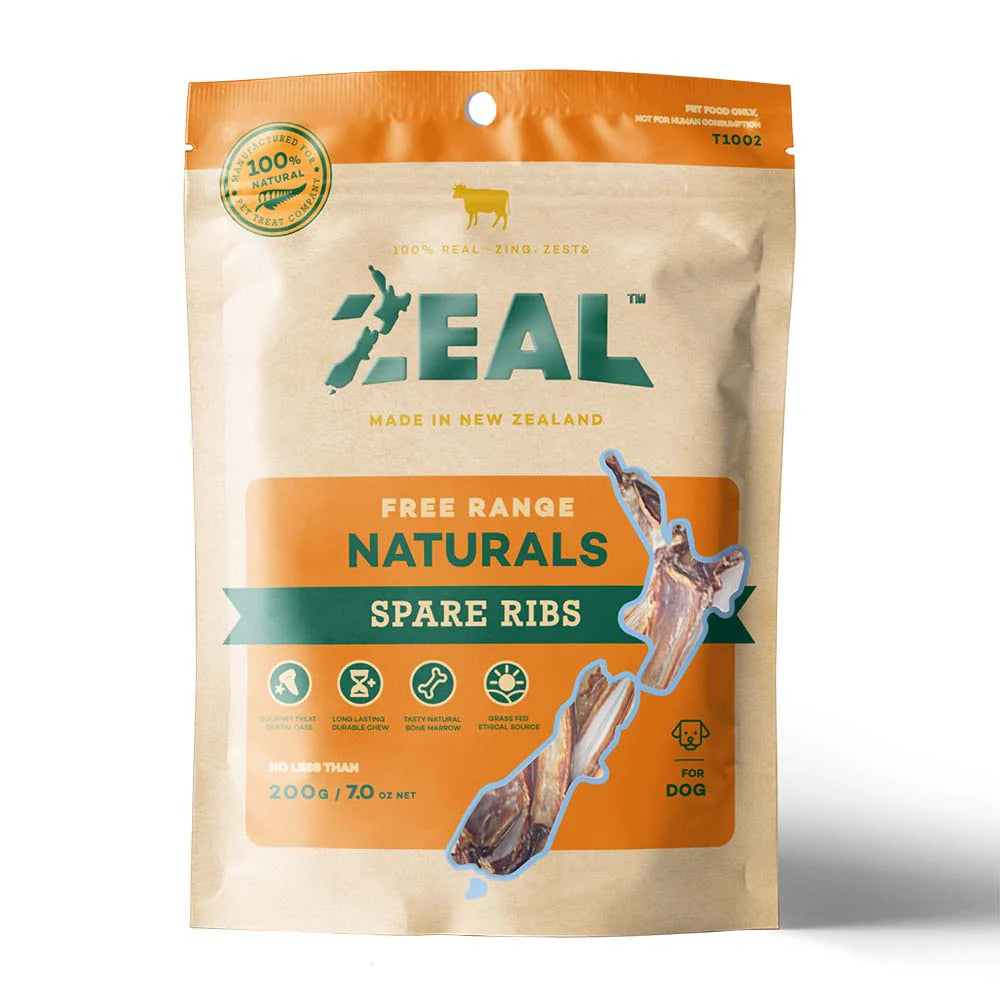 Zeal Dried Spare Ribs Dog Treats