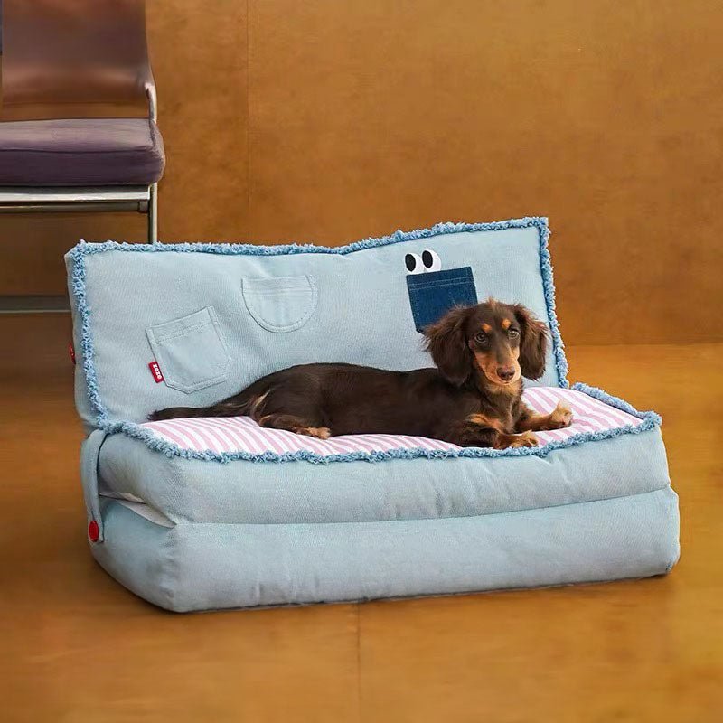 Zeze Denim Sofa Bed - CreatureLand