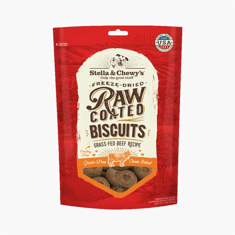 Freeze-Dried Raw Coated Biscuits | Beef (9oz)
