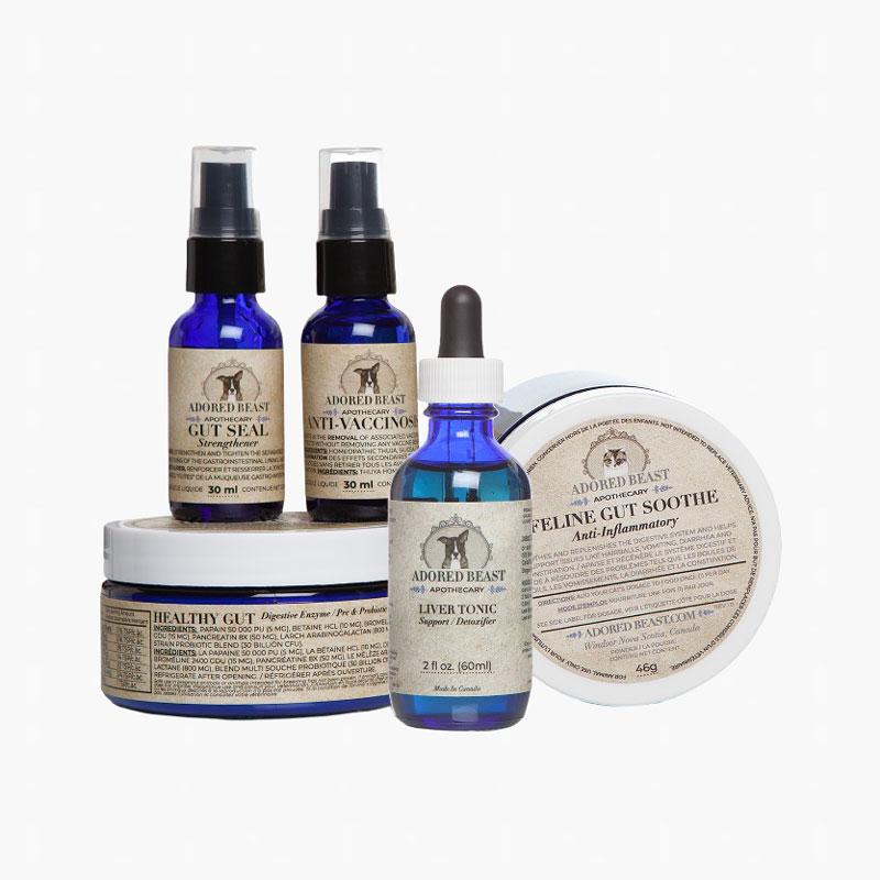 Adored Beast Apothecary Feline Leaky Gut Protocol - 5 Product Kit - CreatureLand