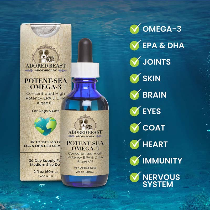 Adored Beast Apothecary Potent-Sea Omega-3 | EPA & DHA - CreatureLand