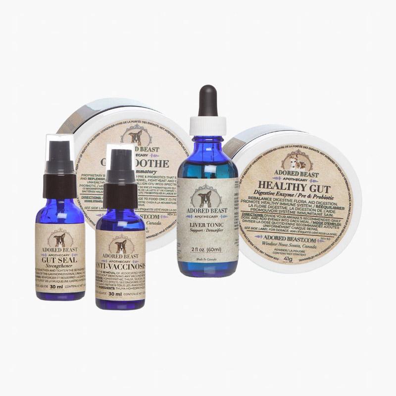 Adored Beast Apothecary Small Dog Leaky Gut Protocol - 5 product kit - CreatureLand