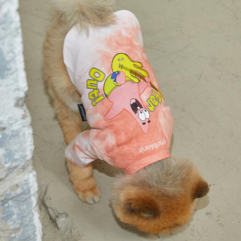 andblank andblank x Spongebob Tie-Dye T-shirt -Patrick - CreatureLand