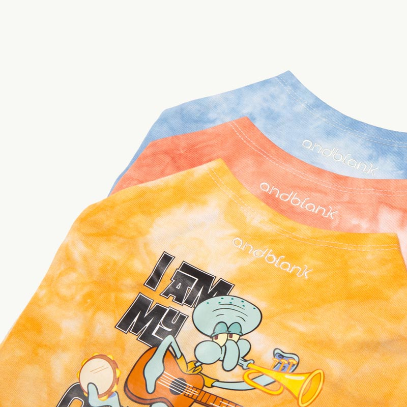 andblank andblank x Spongebob Tie-Dye T-shirt -Squidward - CreatureLand