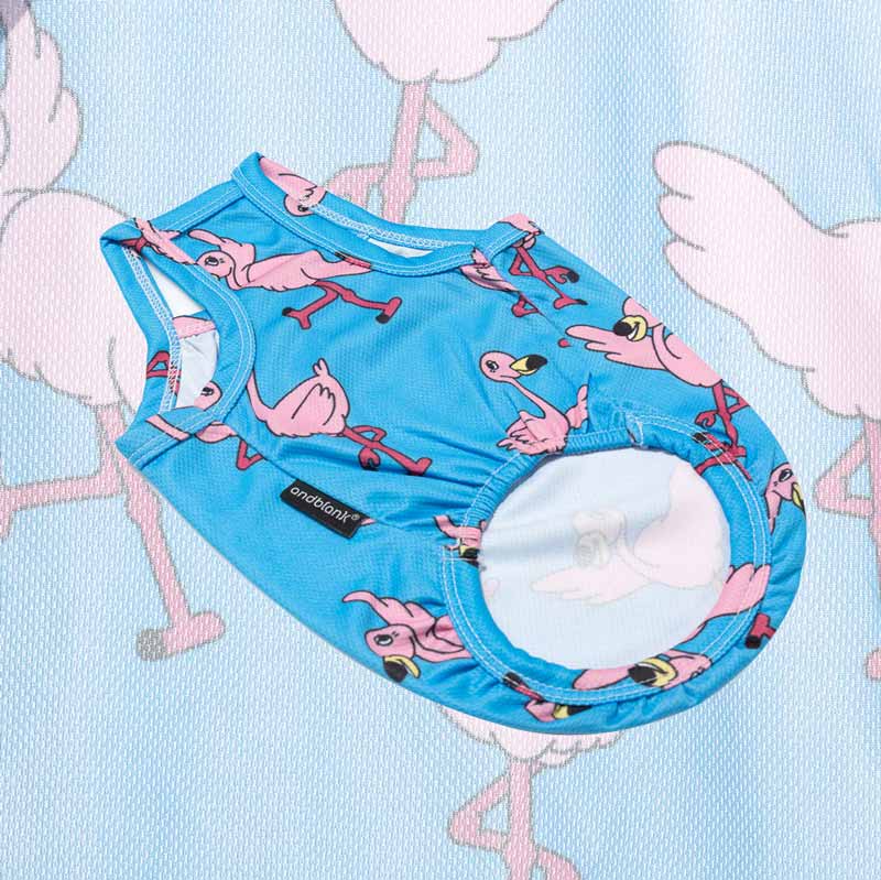 andblank Bug Guard Cooling Top - Waikiki Flamingo - CreatureLand