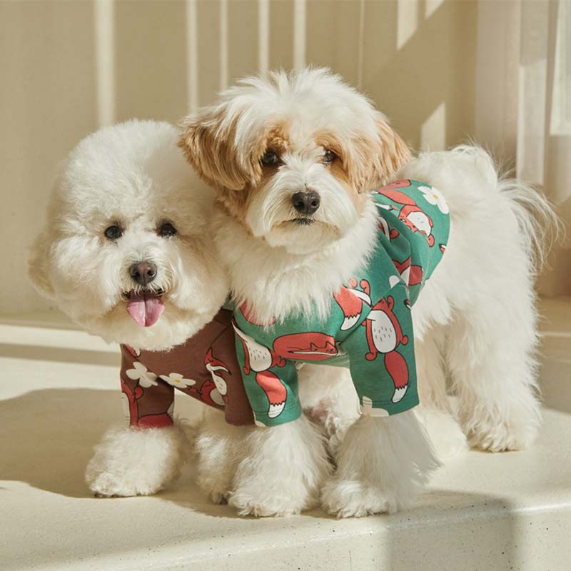 andblank Captain Fox Short Sleeve Shirt - Emerald Green - CreatureLand