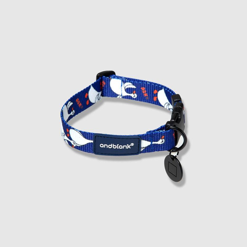 andblank Flying Duck Pet Collar - Blue - CreatureLand