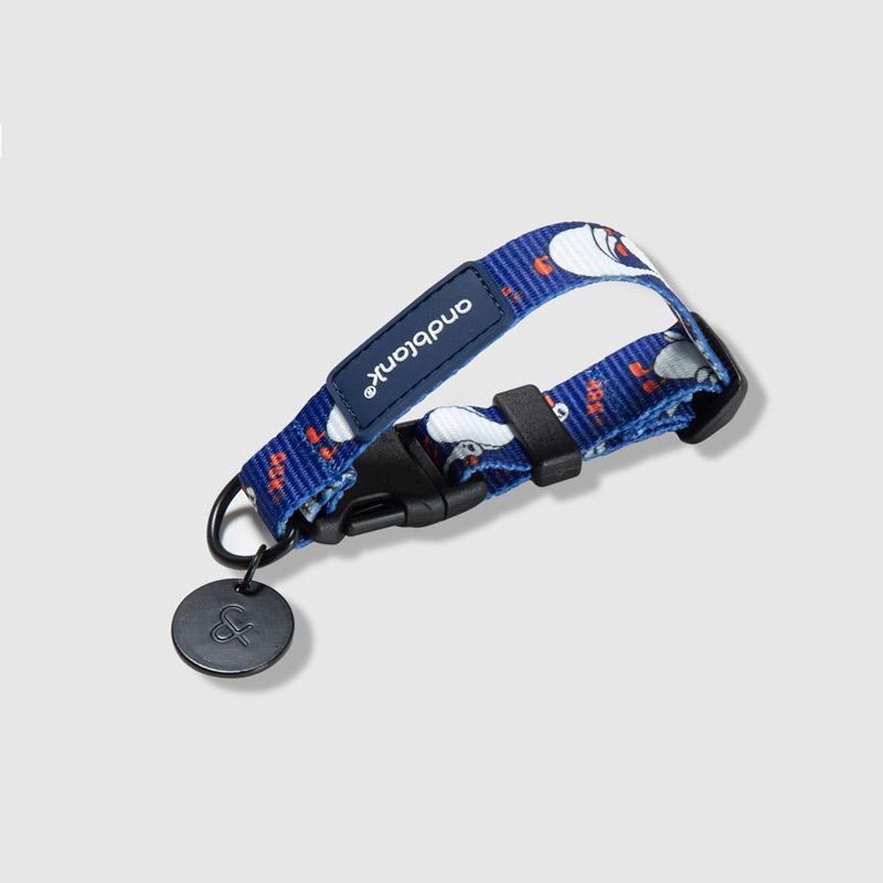 andblank Flying Duck Pet Collar - Blue - CreatureLand