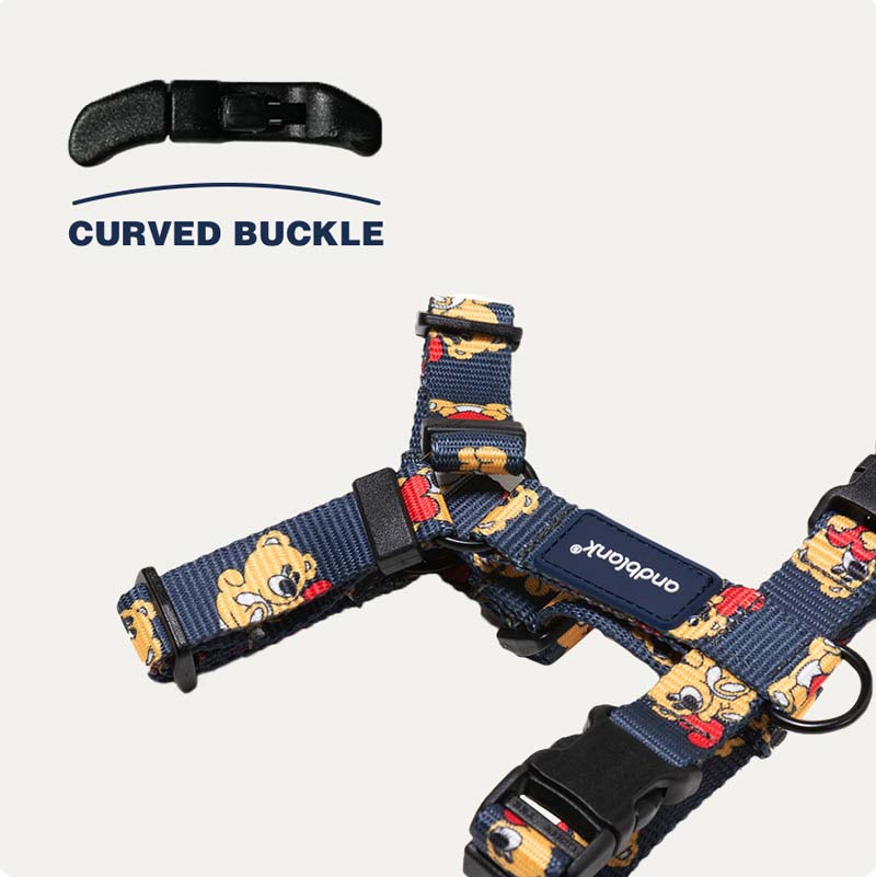 andblank Joy Bear Pet Harness - Midnight Blue - CreatureLand