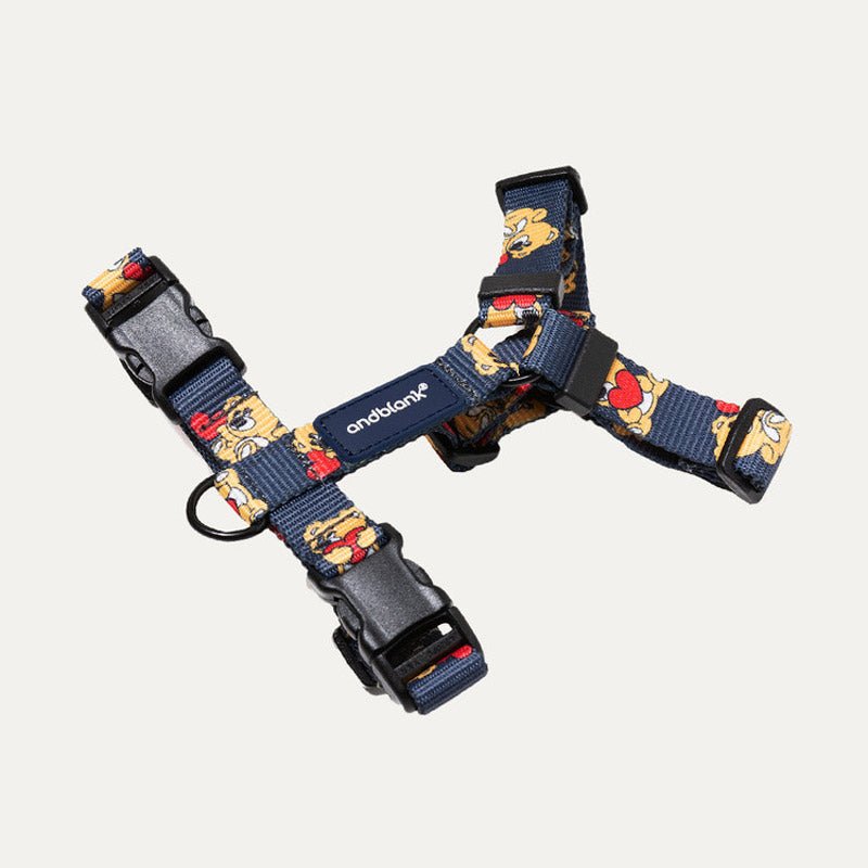 andblank Joy Bear Pet Harness - Midnight Blue - CreatureLand