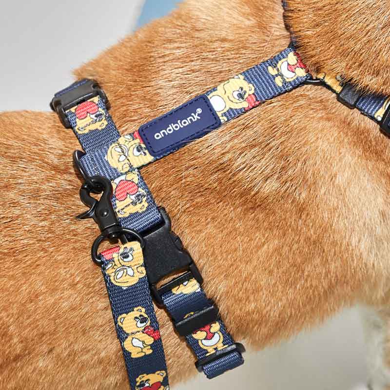 andblank Joy Bear Pet Harness - Midnight Blue - CreatureLand