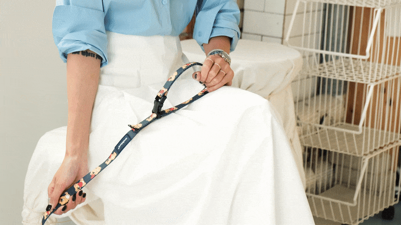 andblank Joy Bear Pet Leash - Midnight Blue - CreatureLand