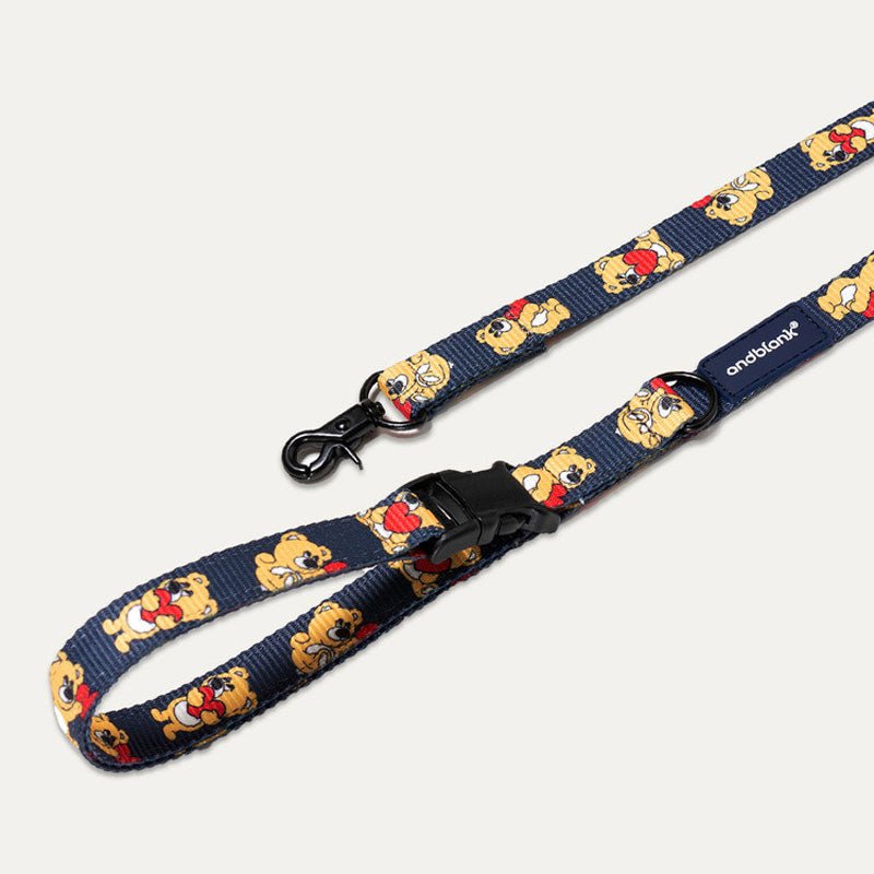 andblank Joy Bear Pet Leash - Midnight Blue - CreatureLand