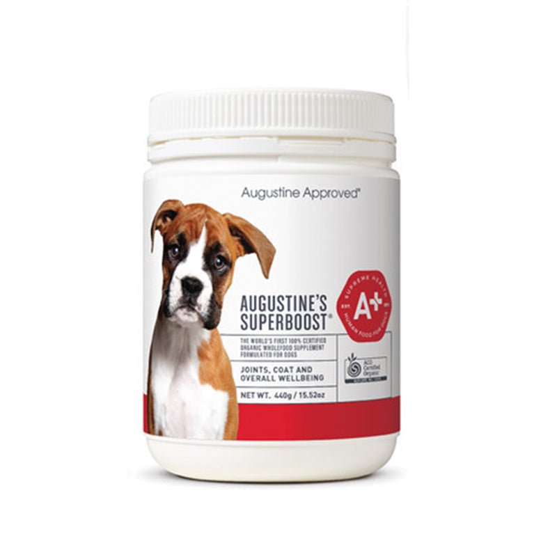Augustine Approved Augustine’s SuperBoost Certified Organic Supplement For Dogs and Cats - CreatureLand