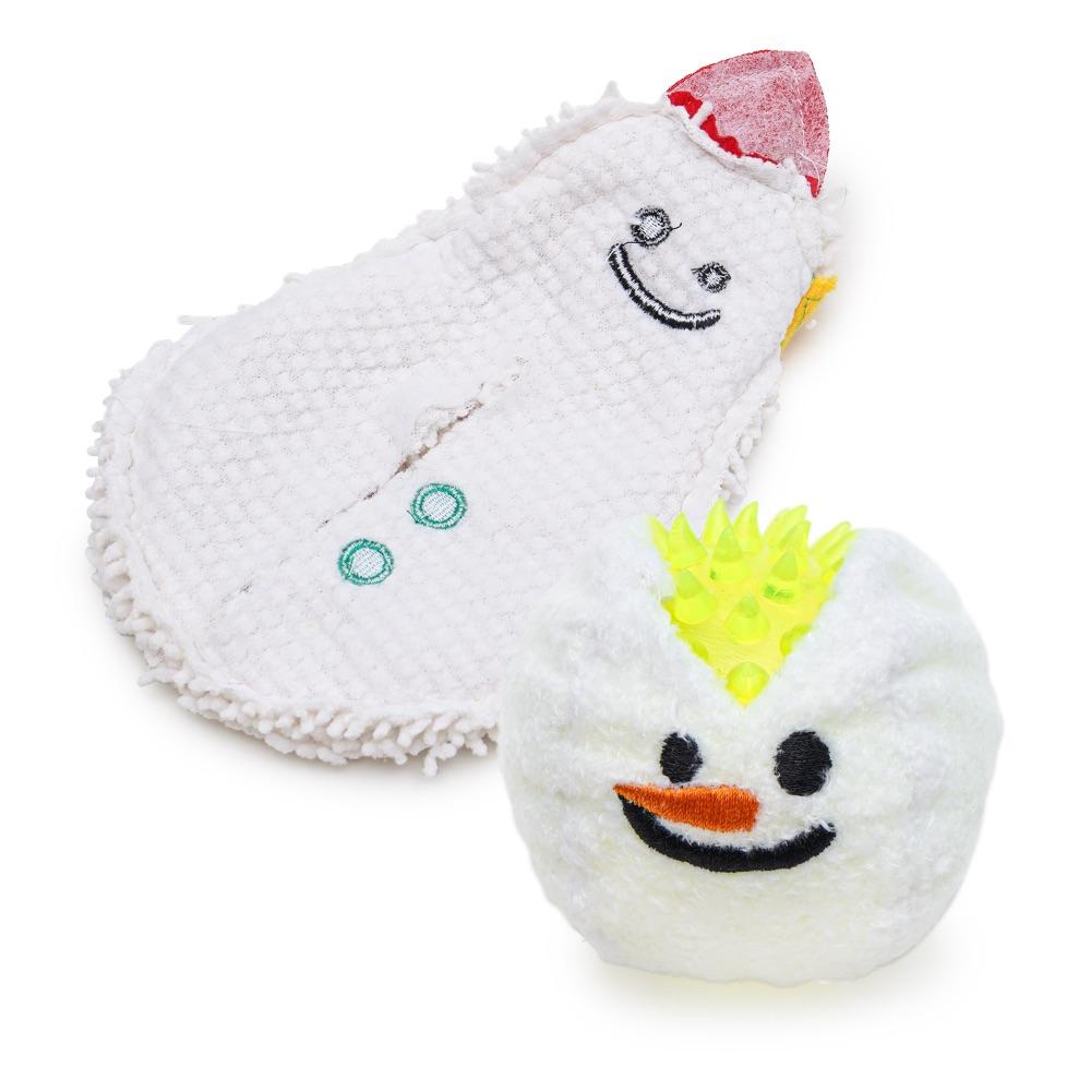 BACON Snowman Dog Toy - CreatureLand