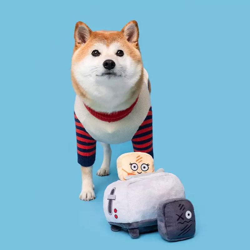 BARK Sunburnt Toast Dog Toy - CreatureLand