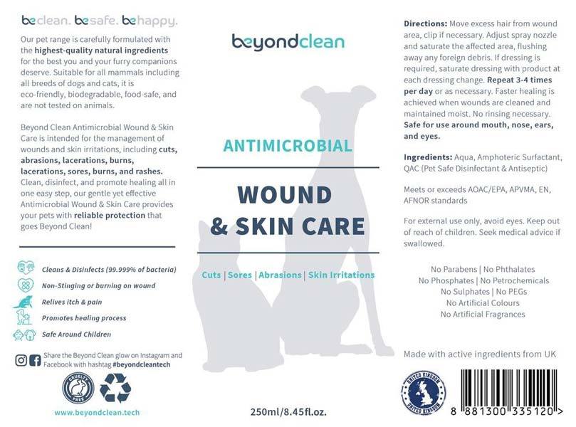 Beyond Clean Antimicrobial Wound & Skin Care For Dogs and Cats - CreatureLand