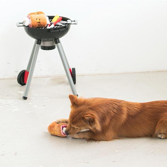 Bite Me Barbecue Meat Dog Toy - CreatureLand