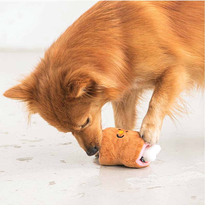 Bite Me Barbecue Meat Dog Toy - CreatureLand