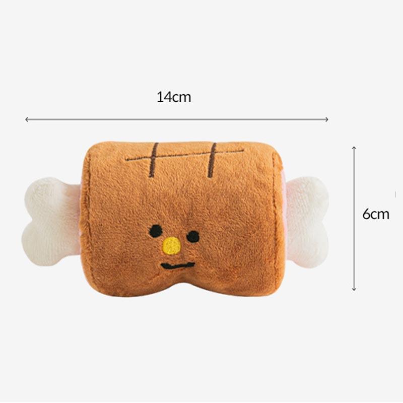 Bite Me Barbecue Meat Dog Toy - CreatureLand