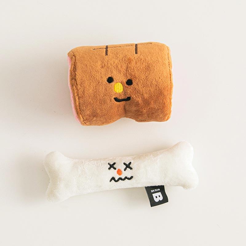 Bite Me Barbecue Meat Dog Toy - CreatureLand