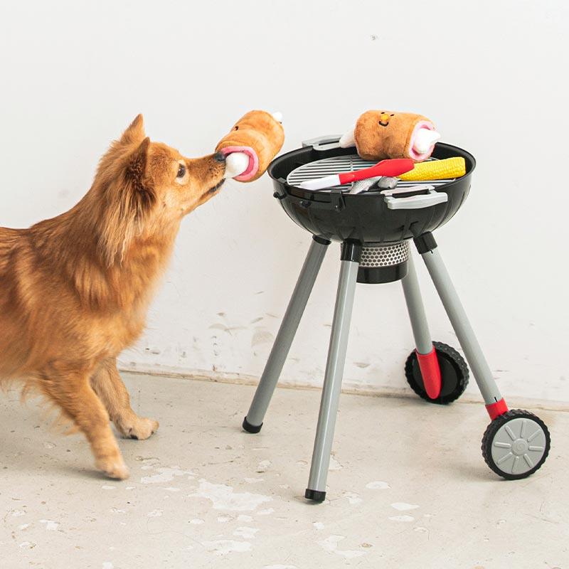 Bite Me Barbecue Meat Dog Toy - CreatureLand