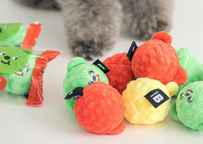 Bite Me Beardori Candy Ball Dog Toy (Set of 3) - CreatureLand