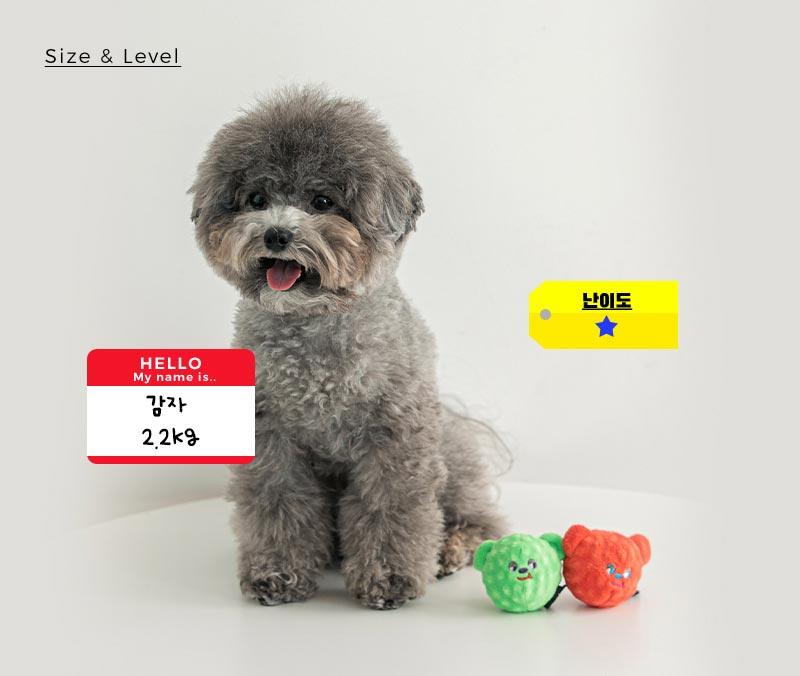 Bite Me Beardori Candy Ball Dog Toy (Set of 3) - CreatureLand