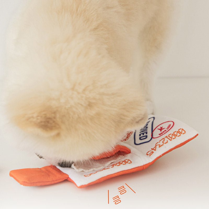 Bite Me Bite Me x Jeju Air | Passport and Boarding Pass Nose Work Toy - CreatureLand