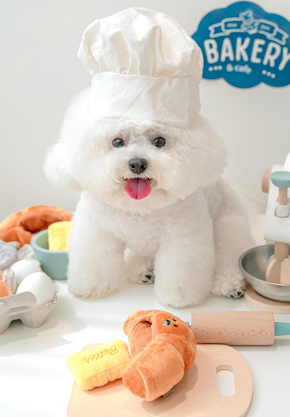 Bite Me Butter Croissant Nose Work Dog Toy - CreatureLand