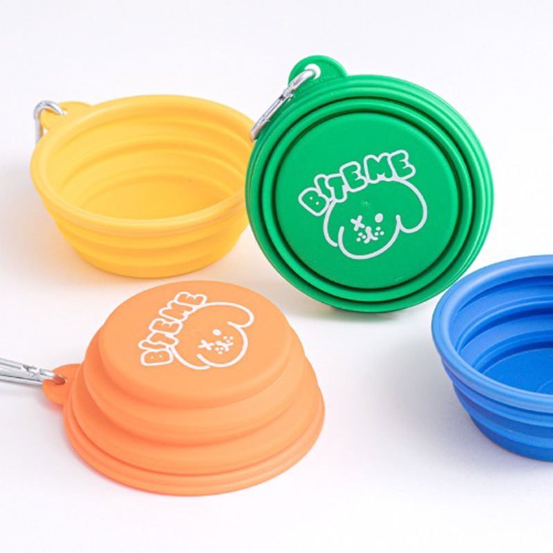 Bite Me Collapsible Travel Bowl | Vivid - CreatureLand