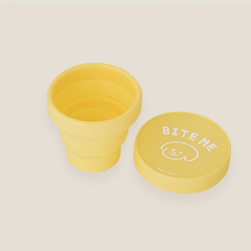 Bite Me Collapsible Water Cup - Pastel (4 Colours) - CreatureLand