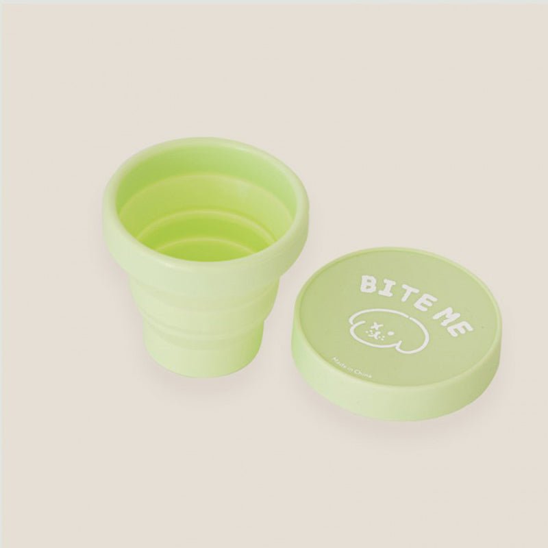 Bite Me Collapsible Water Cup - Pastel (4 Colours) - CreatureLand