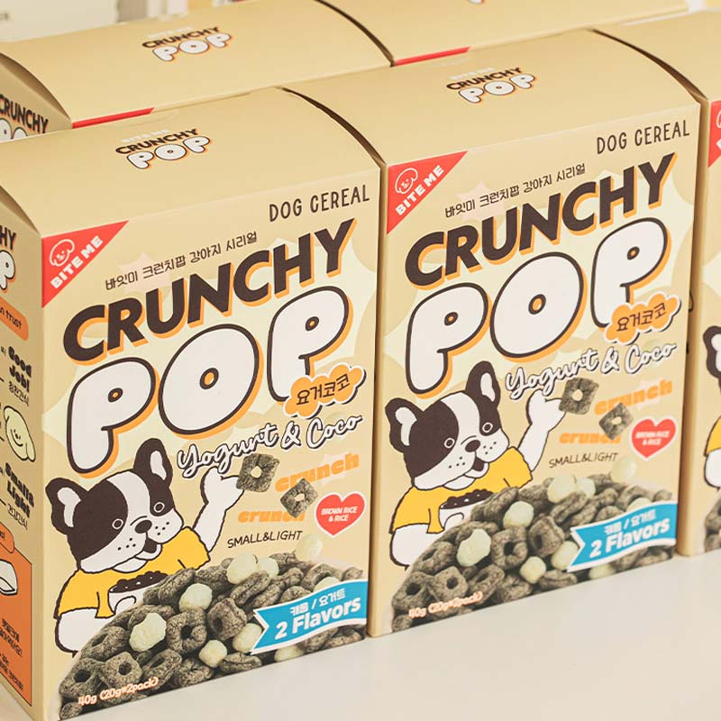 Bite Me Crunchy Pop Yogurt Coco Cereal (40g) - CreatureLand