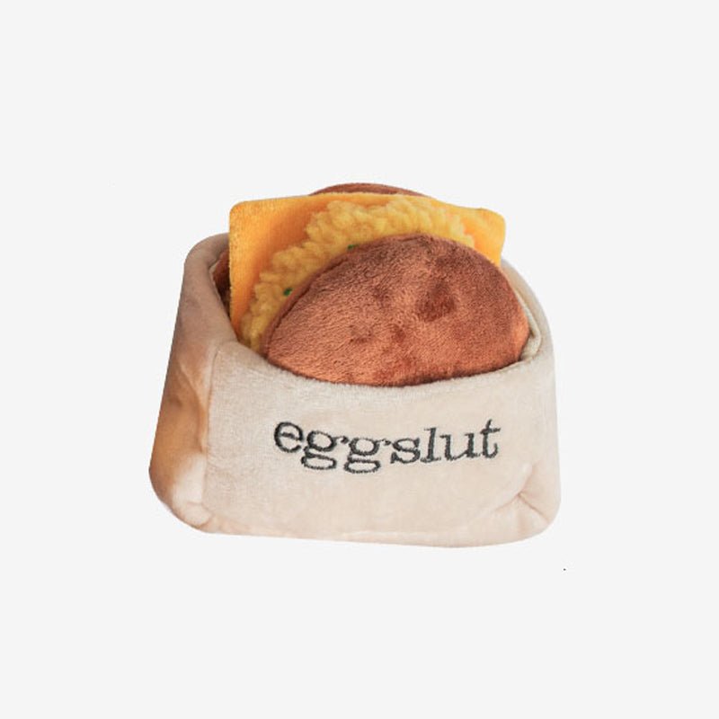 Bite Me Eggslut x Bite Me | Fairfax Burger Nosework Dog Toy - CreatureLand